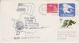 USA  Antarctic Development Squadron VXE-6 From McMurdo To Siple  17 NOV 1976  (58827) - Vols Polaires