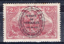 Germany Allenstein 1920 Single 2m 50pf German Stamp With Overprint In Mounted Mint - Allenstein