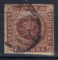 DANEMARK Ca.1851-54:  Le Y&T 2, TB Obl. - Used Stamps