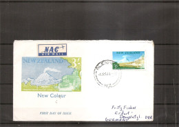 Nouvelle -Zélande - Volcan ( FDC De 1964 Voyagé De Blenheim Vers L'Allemagne à Voir) - Cartas & Documentos