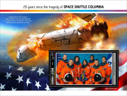 2023-01 - SIERRA LEONE- SPACE SHUTTLE COLUMBIA  II     1V    MNH** - Andere & Zonder Classificatie