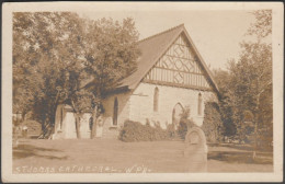 St John's Cathedral, Winnipeg, Manitoba, C.1920 - AZO RPPC - Winnipeg