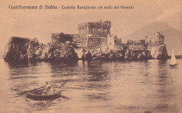 Castellammare Di Stabia . Castello Rovigliano Con Vista Del Vesuvio - Castellammare Di Stabia