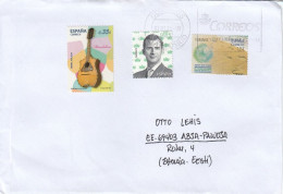 GOOD SPAIN Postal Cover To ESTONIA 2023 - Good Stamped: Tourism ; Music ; King - Briefe U. Dokumente