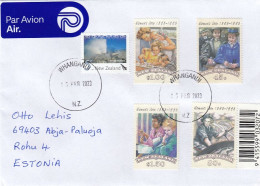 GOOD NEW ZEALAND Postal Cover To ESTONIA 2023 - Good Stamped: Nature ; Womens Vote - Brieven En Documenten