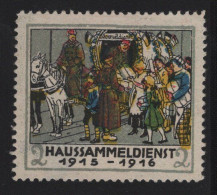 Vignette - Haussammeldienst 1915-1916 - Militärmarken