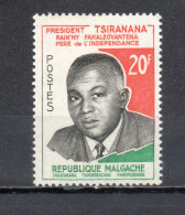 MADAGASCAR   N° 355   NEUF SANS CHARNIERE  COTE 0.80€    PRESIDENT - Madagascar (1960-...)