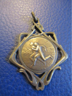 Médaille De Sport /Course à Pied / SPRINT /  Bronze Avec Décor Style Art'Déco  //Vers 1930-1950       SPO444 - Athlétisme