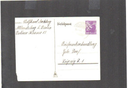 SBZ Berlin Brandenburg. Postkarte - EF MiNr. 2A - Altlandsberg - 24.1.46 - (1BRF259) - Berlin & Brandebourg