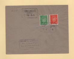 Liberation - Lyon Libere - 2-9-44 - Type Petain - Libération