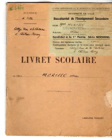 VP22.156 - 1951 - CHATEAU - THIERRY : Collège J. De LA FONTAINE & Lycée Mixte De MEAUX - Livret Scolaire Elève MORISSE - Diploma's En Schoolrapporten