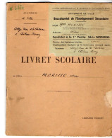 VP22.156 - 1951 - CHATEAU - THIERRY : Collège J. De LA FONTAINE & Lycée Mixte De MEAUX - Livret Scolaire Elève MORISSE - Diploma & School Reports