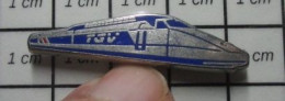 1120 Pin's Pins / Beau Et Rare / THEME : TGV / MOTRICE BLEU ET ACIER Par DECAT - TGV