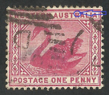 Error  Western Australia  1890 -- The Letter "R" Is Broken - Gebraucht