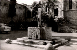 ! Modern Photo Postcard Rhodes, Rhodos, Opel Automobil, Archeologique, Brunnen D. Kreuzritter - Voitures De Tourisme