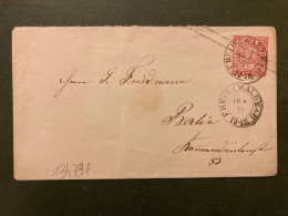 LETTRE EP EIN GROSCHEN OBL.16 8 71 FREIE / WALD A/O - Postal  Stationery