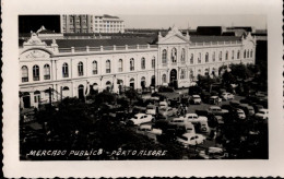 ! Photo Postcard Südamerika, Porto Alegre, Mercado Publico, Cars - Porto Alegre