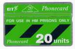 UK - HM Prisons Only - 20 Units - 261B - Green Band - [ 3] Prisiones