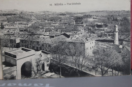 MEDEA      -       VUE  GENERALE       CACHET  MILITAIRE  BLEU  DES  ZOUAVES     1916 - Médéa