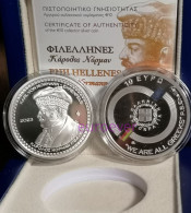 10 Euro Gedenkmünze 2023 Griechenland / Greece - Philhellenen - Karl Normann - Silber In Farbe - Grecia