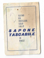 SAPONE TASCABILE IN FOGLI BREVETTO SAPONFOIL - MILANO - Kosmetika