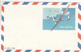 GOOD USA Postcard With Original Stamp 1982 - Aviation - 1981-00