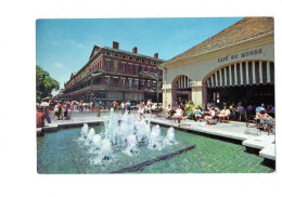 Cpm - New Orleans - PONTALBA  APARTMENTS - Café Du Monde - Fontaine Jets D'eau Animation - 1987 - New Orleans