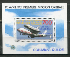 25136 Mali  BF16** 700F 1er Vol Dans L'espace De La Navette Spatiale  1981  TB - Mali (1959-...)