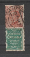 REGNO:  1925  COLOMBIA  -  30 C. BRUNO  ARANCIO  E  VERDE  US. - SASS. 9 - Reclame