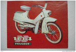 DOCUMENT PUBLICITAIRE CYCLOMOTEUR PEUGEOT BB 104 - Moto