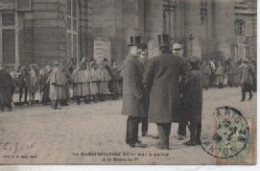 PARISVLA MANIFESTATION  DU 1ER MAI   A LA MAIRIE DU 5 EMEDATE DEPART 1906025 - Sindacati