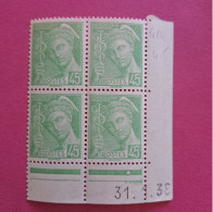 N°414 Mercure - République Française 45c - 31.1.39 Neuf ** Cote 2023 4.5€ - 1930-1939