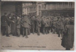 PARISVLA MANIFESTATION  DU 1ER MAI  1906 - Sindicatos