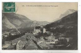 Saint-Michel-de-Maurienne (73) : Vue Générale Du Quartier De L'église En 1911 PF. - Saint Michel De Maurienne