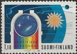 FINLAND 1984 Centenary Of University Of Helsinki Observatory - 1m10 - Observatory, Planets And Sun FU - Gebraucht