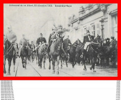 CPA  BRUXELLES (Belgique)   Avênement Du Roi Albert, 23 Décembre 1909, Grand Etat-Major à Cheval.....CO1292 - Beroemde Personen