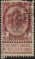 1894 Wappenschild 2c COB 55 / Mi 60 / Sc 62 / YT 55 Used / Oblitéré / Gestempelt - 1893-1907 Armoiries