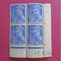 N°546 Mercure - Postes Françaises 10c - 7.8.44 Neuf ** - 1940-1949