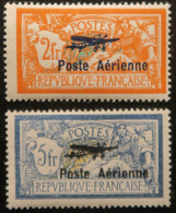LP3137/532 - 1927 - POSTE AERIENNE N°1 Et 2 NEUFS** - Cote (2023) : 950,00 € - 1927-1959 Neufs