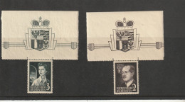 Liechtenstein 1955: Fürstenpaar Zu 276-277 Mi 332-333 Yv 294-295 Sans Charnières ** - Nuevos