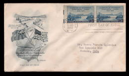 US-Canada Friendship Centenary .1948.FIRST DAY ISSUE. SCOTT 961 - 1951-1960