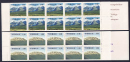 Norwegen 1978 - Markenheftchen Mit Nr. 771 + 772 D/D, Postfrisch ** / MNH - Booklets