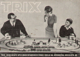 Catalogue TRIX Brochure 1965 Trix Express Minitrix Electric 1:160 & Ohne Motor 1:180-  Metalbaukasten - Deutsch
