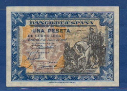 SPAIN - P.121a – 1 PESETA 1940 UNC-, S/n D2612555 - 1-2 Peseten