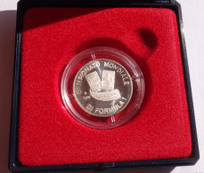 FERRARI MEDAGLIA CELEBRATIVA 1974 PER ACCORDO AGIP - FERRARI IN ARGENTO PROOF - Firma's