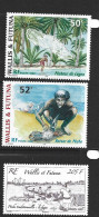La Pêche Traditionnelle Aux îles Wallis & Futuna.  3 Timbres Neufs ** - Other & Unclassified