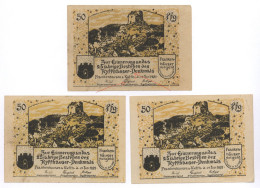 Notgeld Notgeldserie Frankenhausen A. Kyffh. 1921 Zur Erinnerung An Das 25jährige Bestehen Des Kyffhäuser-Denkmals - Colecciones