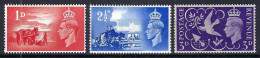 GRANDE BRETAGNE Ca.1946-48:  Les ZNr. 226,229-230 Neufs** - Unused Stamps