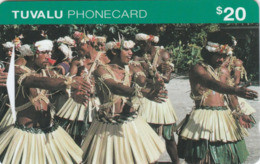 Tuvalu - Men Doing Traditional Dancing - OITID - Tuvalu