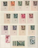 Luxemburg 1940, Postfris MNH, Overprint (corner Pieces) - 1940-1944 German Occupation